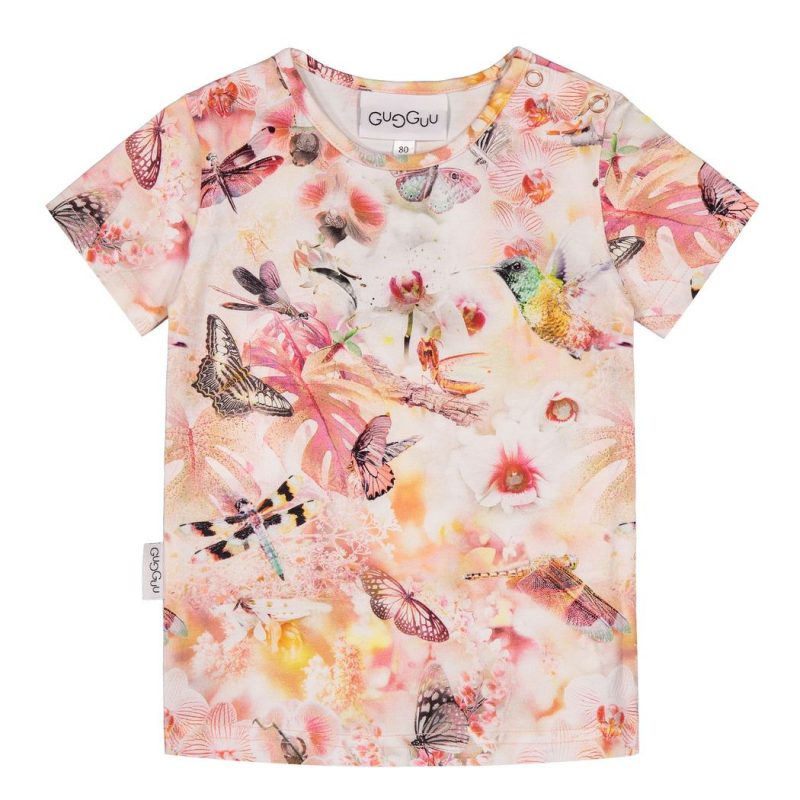 Kvetované tričko s krátkym rukávom