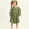Zelené dievčenské šaty LILY