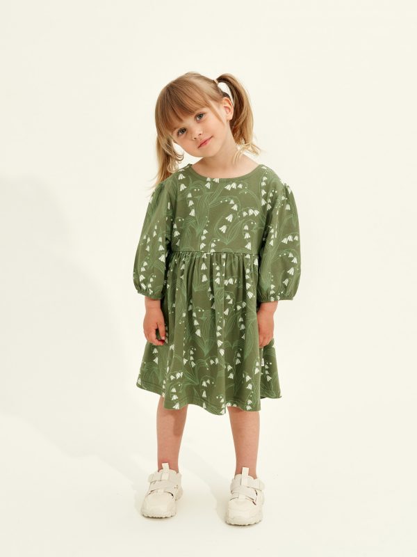 Zelené dievčenské šaty LILY