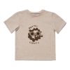Béžové krátke tričko LION