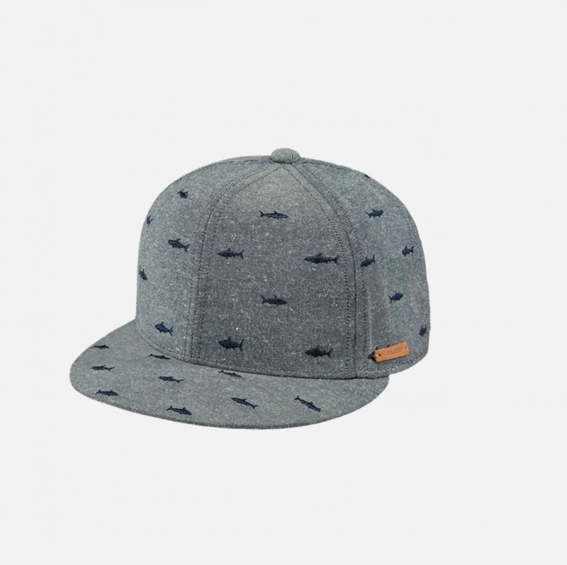 Chlapčenská denim šiltovka SHARKS