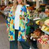 Dámske kimono s opaskom FLOWERFIELD