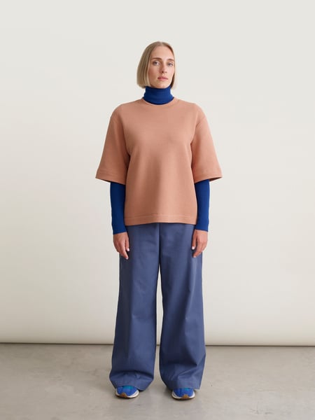 Dámske štruktúrované tričko TAUPE