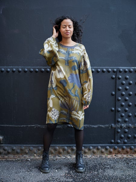 Dámske tunikové šaty SEA FLOWERS – Obrázok 3