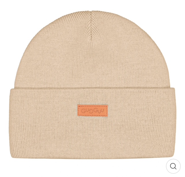 Merino čiapka BASIC BEIGE – Obrázok 3