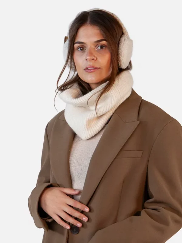 CREAM TEDDY earmuffs