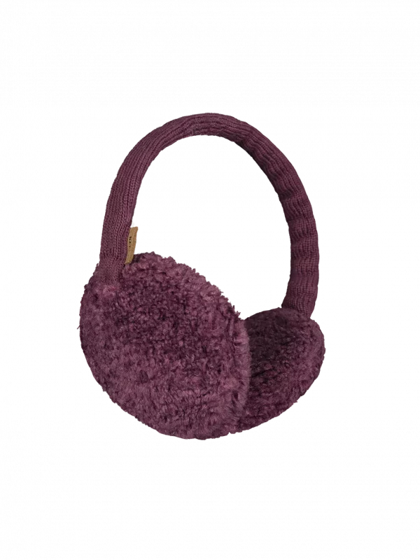 MAUVE TEDDY earmuffs