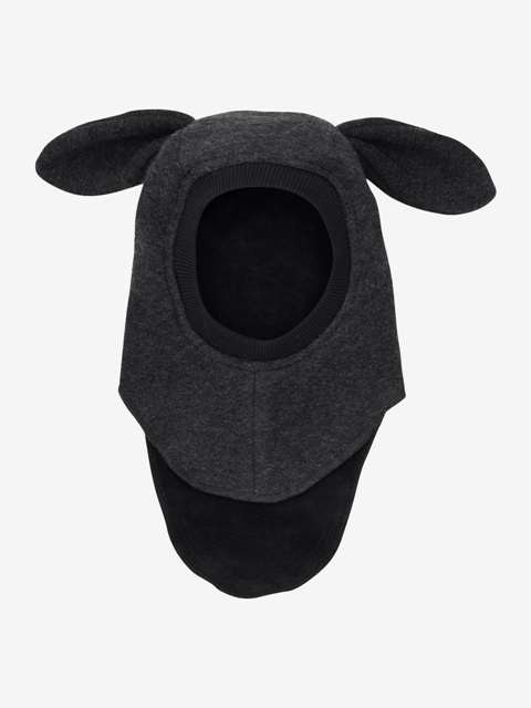 Merino kukla so zajačími uškami DARK