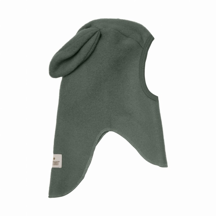 Kukla z vlneného flisu so zajačími uškami GREEN – Obrázok 2