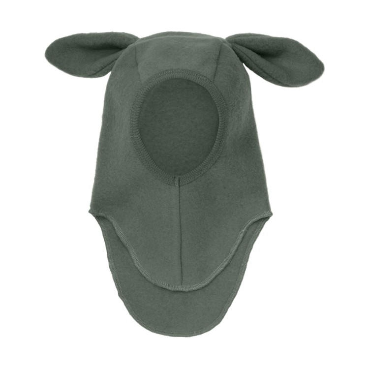 Kukla z vlneného flisu so zajačími uškami GREEN